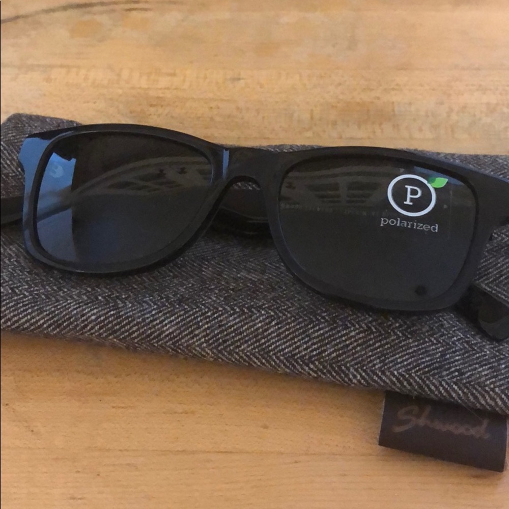 Shwood handmade polarized badlands sunglasses
